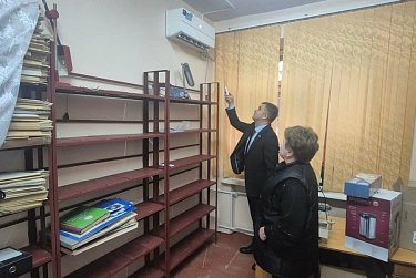 В архиве Медногорска установлены кондиционеры